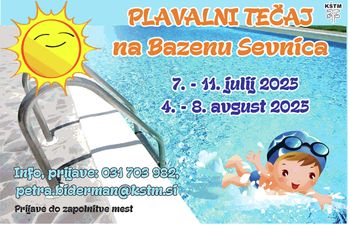 Plavalni tečaj na Bazenu Sevnica