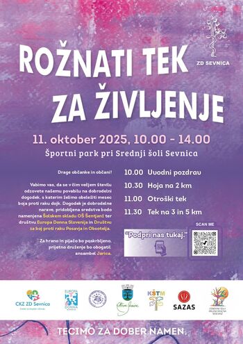 Rožnati tek za življenje Rožnati tek za življenje