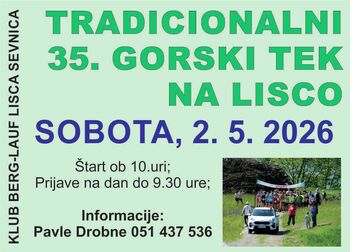 35. Gorski tek na Lisco