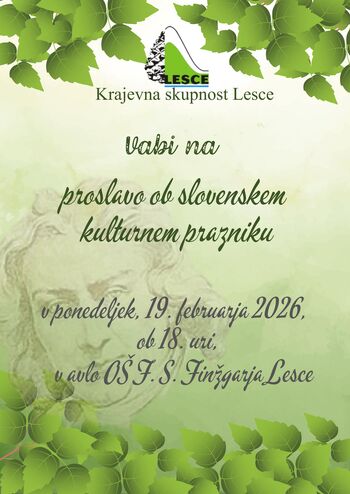 Proslava ob kulturnem prazniku