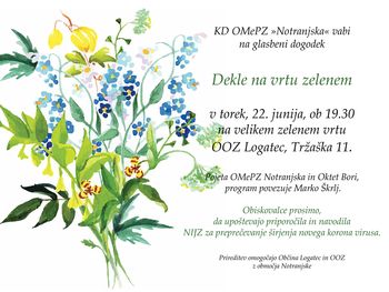 Dekle na vrtu zelenem