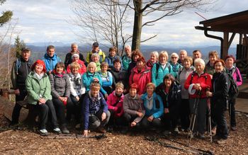 Sončki na razgledniku pod Srnjakom