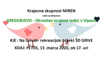 Gregorjevo  2020 v Mirnu 