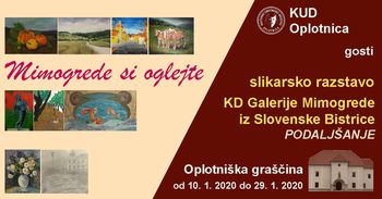 Podaljšanje Slikarske razstave Mimogrede si oglejte