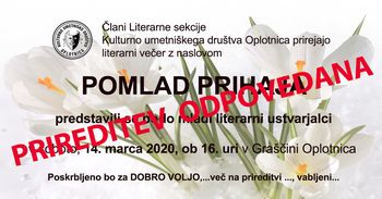  ODPOVED Pomlad prihaja