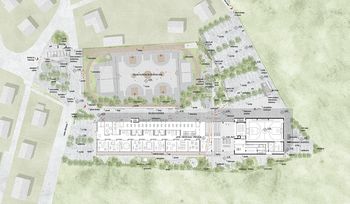 Odprtje razstave arhitekturnih rešitev za novo osnovno šolo v Preski