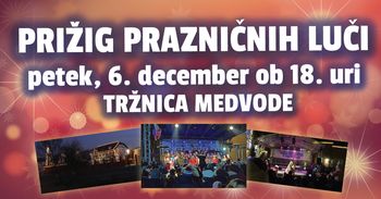 Prižig prazničnih luči