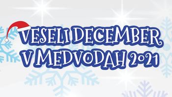 Prenos prižiga prazničnih luči v Medvodah 2021