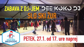 SLO SKI ŽUR NA DRSALIŠČU MEDVODE Z DEE KOKO DJ-em