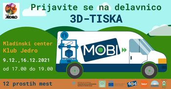 MOBI delavnica 3D-tiska
