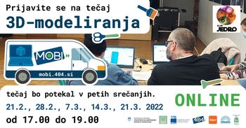 ONLINE MOBI-tečaj 3D-modeliranja