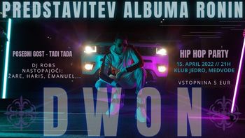 Koncert DWON: Predstavitev hip hop albuma RONIN