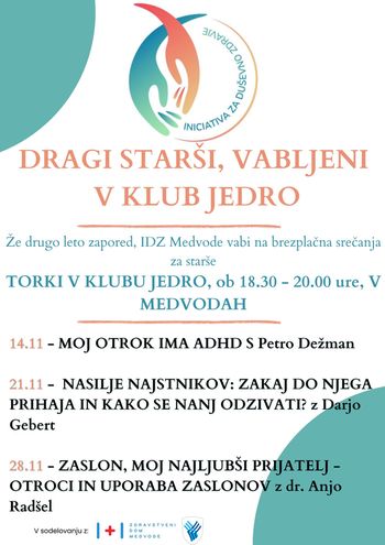 Brezplačna srečanja za starše: Zaslon, moj najljubši prijatelj (dr. Anja Radšel)