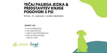 Tečaj pasjega jezika in predstavitev knjige Pogovori s psi