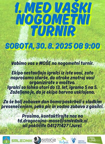 1. Med vaški nogometni turnir v Mošah