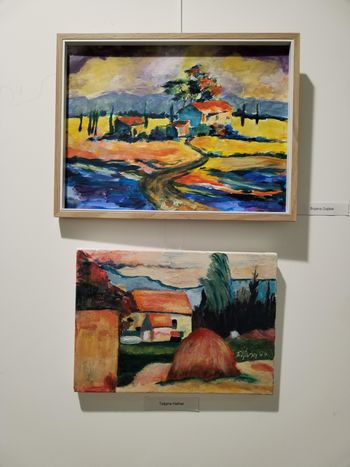 RAZSTAVA SLIK Likovne sekcije 