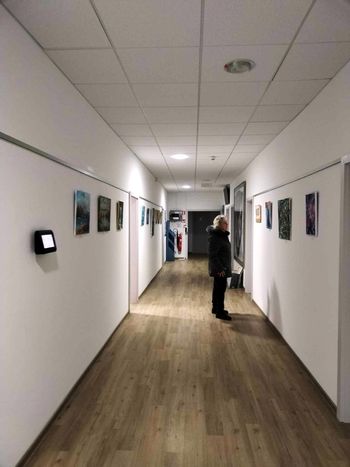 RAZSTAVA SLIK Likovne sekcije 