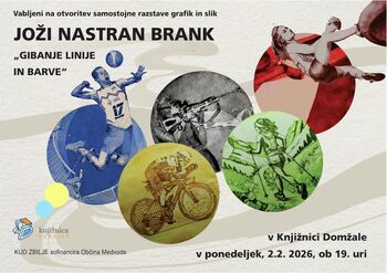 Joži Nastran Brank, Gibanje linije in barve, razstava slik in grafik