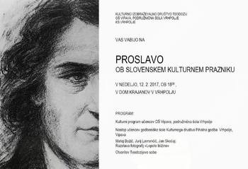 Proslava ob kulturnem prazniku v Vrhpolju