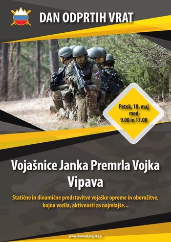 Dan odprtih vrat vojašnice Janka Premrla Vojka v Vipavi 