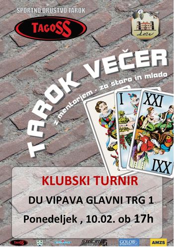 Tarok večer v Vipavi