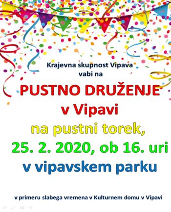 Pustno druženje v Vipavi 