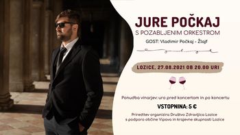 Večer pod lipo na Lozicah: JURE POČKAJ S POZABLJENIM ORKESTROM 