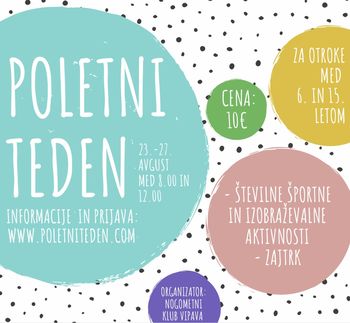 Poletni teden v Vipavi