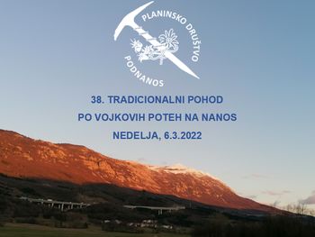  38. TRADICIONALNI POHOD PO VOJKOVIH POTEH NA NANOS