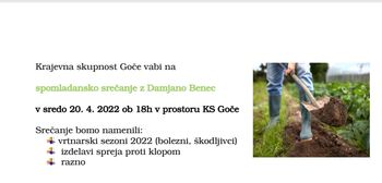 Spomladansko srečanje z Damjano Benec