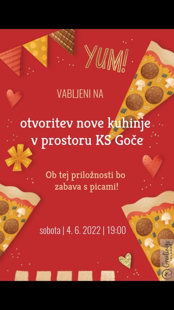 Otvoritev nove kuhinje na Gočah 