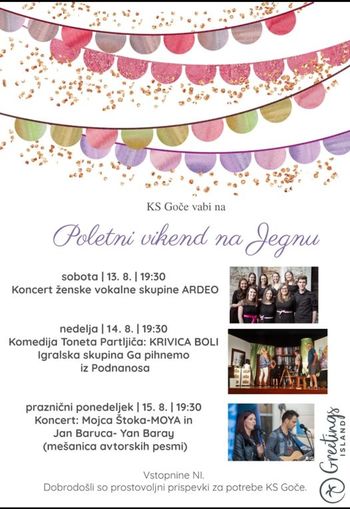 Poletni vikend na Jegnu