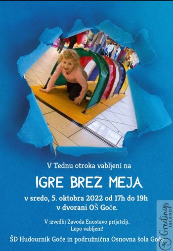 Igre brez meja na Gočah