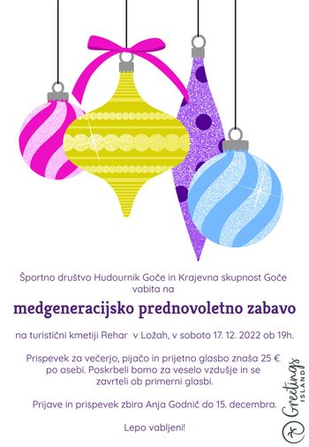 Medgeneracijska novoletna zabava 