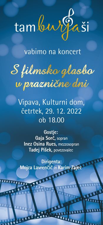 Koncert: S filmsko glasbo v praznične dni