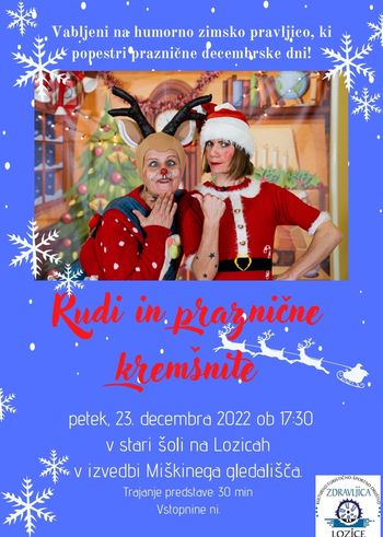 Predstava: Rudi in praznične kremšnite