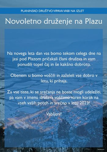 Novoletno druženje na Plazu 