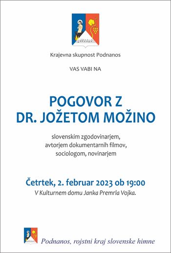 POGOVOR Z DR. JOŽETOM MOŽINO