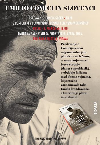 Predavanje Jerneja Ščeka in film Emilio Comici in Slovenci 