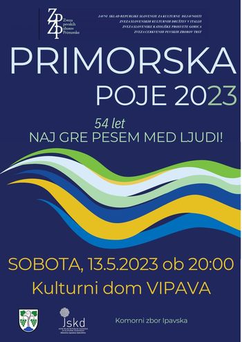Primorska poje 2023: NAJ GRE PESEM MED LJUDI