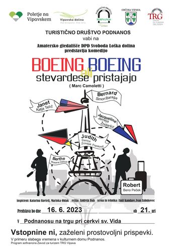 Gledališka predstava: BOEING, BOEING ali stevrdese pristajajo 