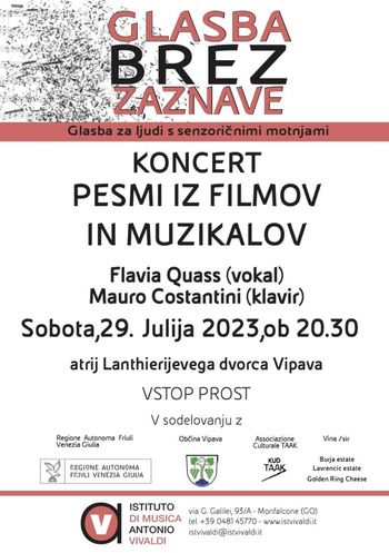 Jazz koncert - PESMI IZ FILMOV IN MUZIKALOV 