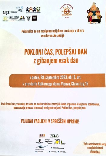 Pokloni čas, polepšaj dan z gibanjem vsak dan 