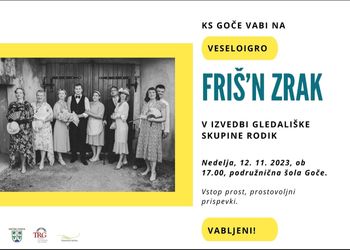 Veseloigra Frišn zrak; na Gočah 