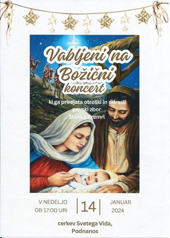 Božični koncert v Podnanosu