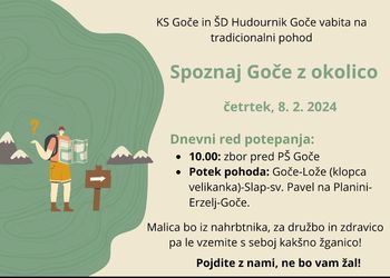 POHOD: Spoznaj Goče z okolico