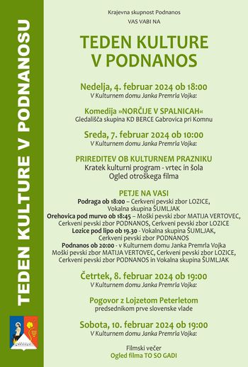 Teden kulture v Podnanosu