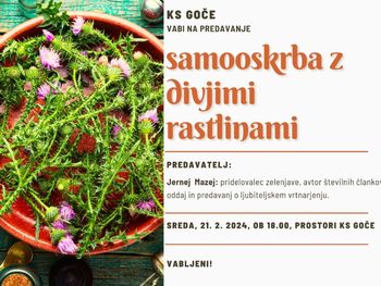 Predavanje: Samooskrba z divjimi rastlinami