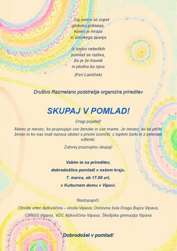 Prireditev: Skupaj v pomlad! 