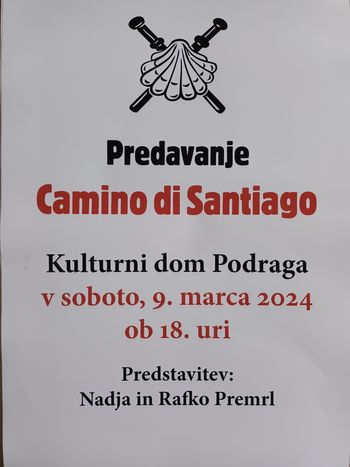 Predavanje: Camino di Santiago